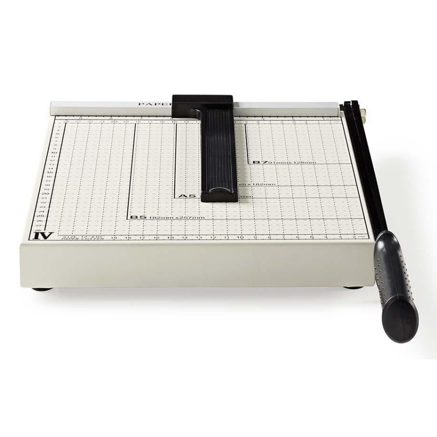 Nedis PACU110A4 - Pappersskärare A4 210 x 297 mm vit