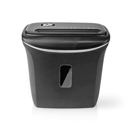 Dokumentförstörare A4 volym 12 l 230V svart
