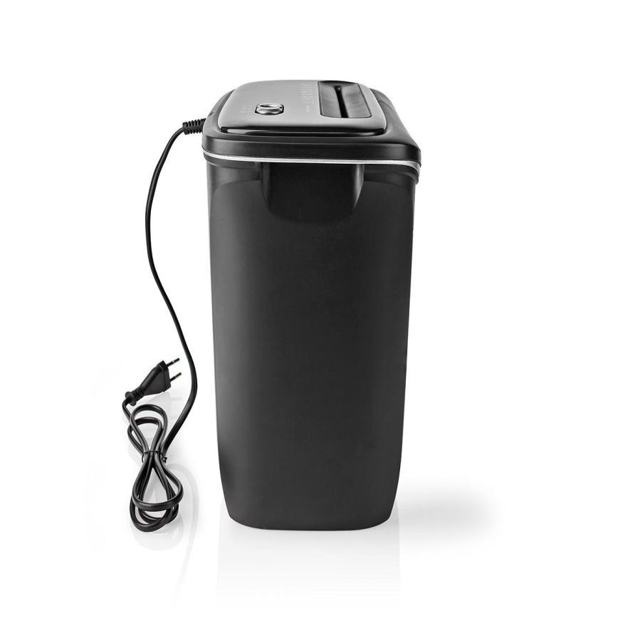 Dokumentförstörare A4 volym 12 l 230V svart