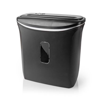 Dokumentförstörare A4 volym 12 l 230V svart