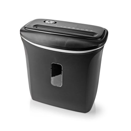 Dokumentförstörare A4 volym 12 l 230V svart