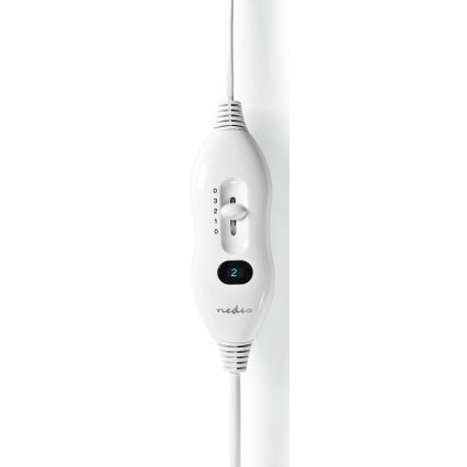 Nedis PEBL110CWT1 – Elektrisk uppvärmd filt 60W/230V 150x80 cm