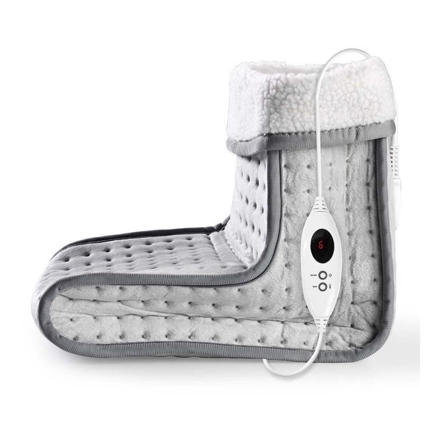 Nedis PEFW110CGY - Electrisk fotvärmare100W/230V