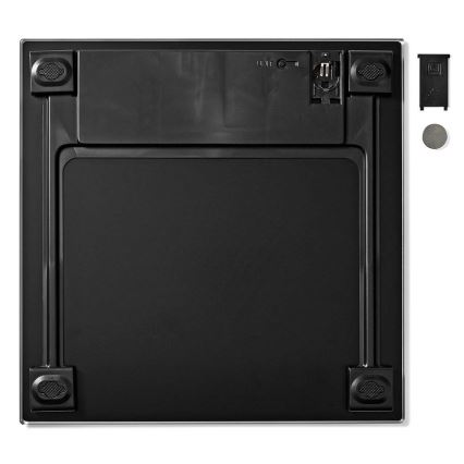 Nedis PESC500BK - Digital personvåg 1xCR2032 svart