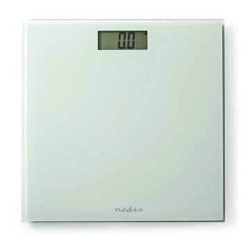 Nedis PESC500WT - Digital personvåg 1xCR2032 vit