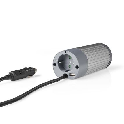 Spänningsomvandlare 100W/12/230V + USB
