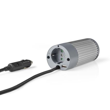 Spänningsomvandlare 100W/24/230V + USB