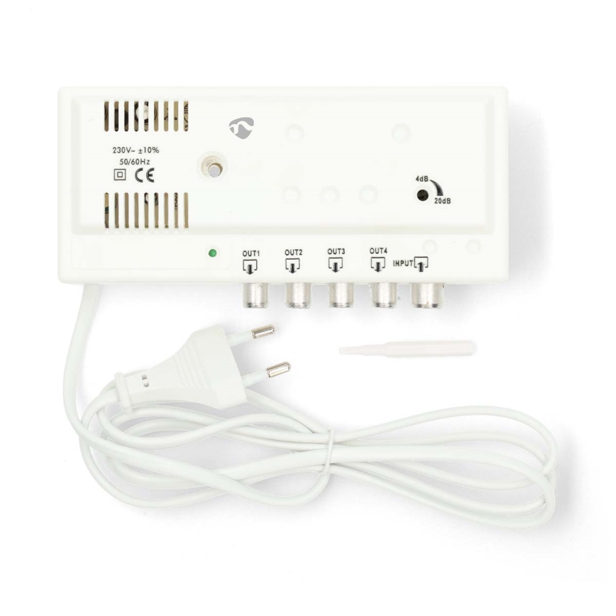 4-bandig antennförstärkare 230 V