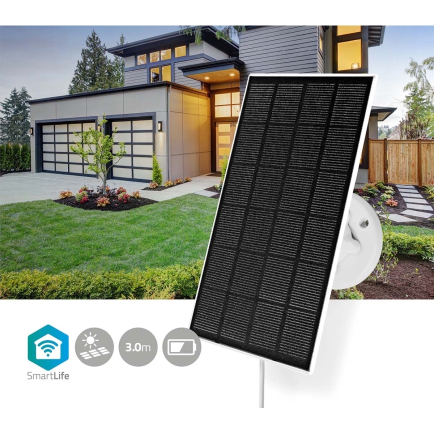 Solar panel för smart camera 3W/4,5V