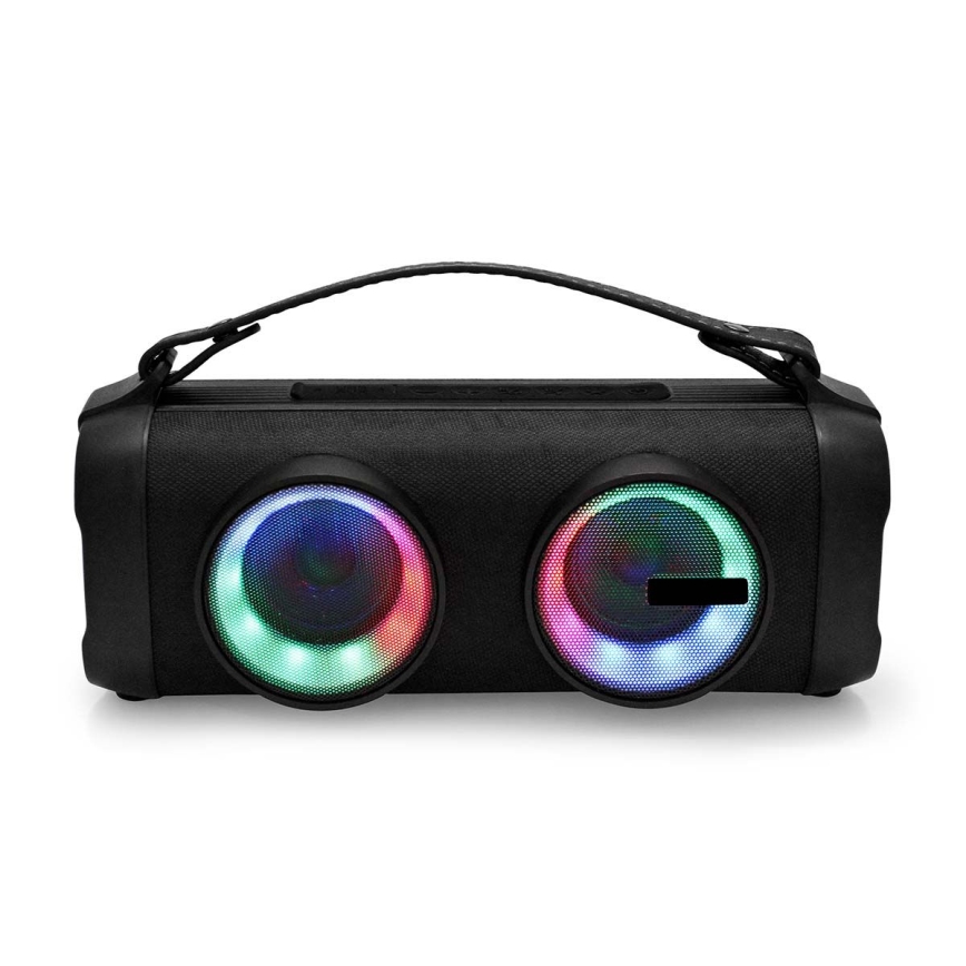 LED RGB uppladdningsbar högtalare 24W/1500 mAh IPX4