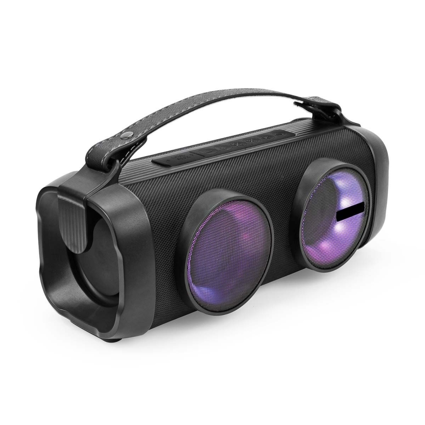 LED RGB uppladdningsbar högtalare 24W/1500 mAh IPX4