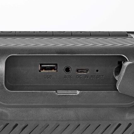 LED RGB uppladdningsbar högtalare 45W/3000 mAh IPX5