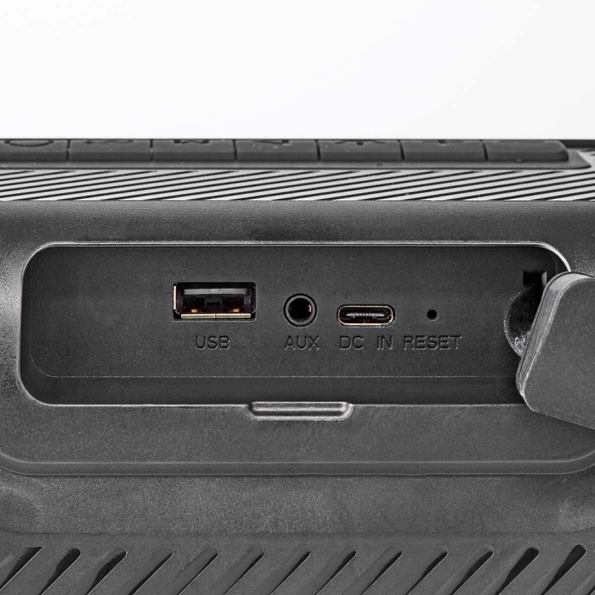 LED RGB uppladdningsbar högtalare 45W/3000 mAh IPX5