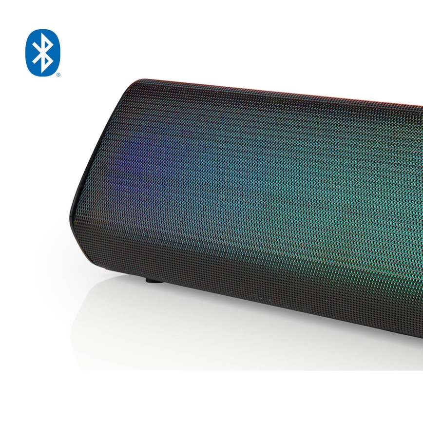 LED RGB uppladdningsbar högtalare 18W/1200 mAh