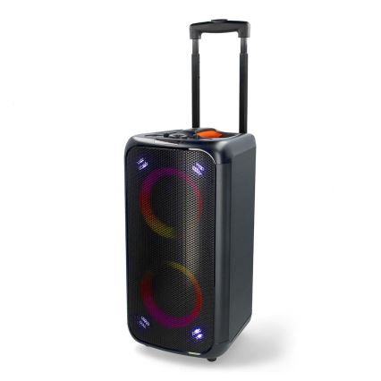 LED RGB uppladdningsbar högtalare 240W/4000 mAh + fjärrkontroll