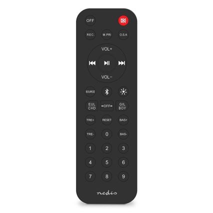 LED RGB uppladdningsbar högtalare 240W/4000 mAh + fjärrkontroll