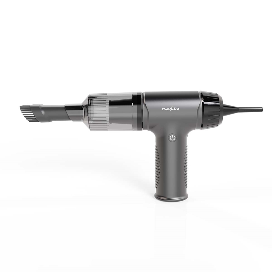 Uppladdningsbar handdammsugare 2i1 90W/6000 mAh grå/svart