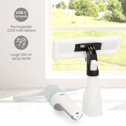 Uppladdningsbar dammsugare för fönster 12W/2200 mAh