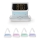Nedis WCACQ10W1WT - LED RGB väckarklocka med Trådlös laddare LED/10W/230V vit