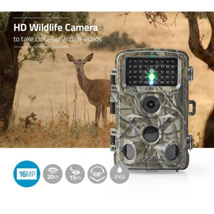 Kamerafälla med sensor 24MP Full HD 8xAA IP66