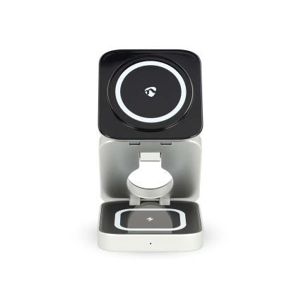 Trådlös laddare 3i1 15W silver