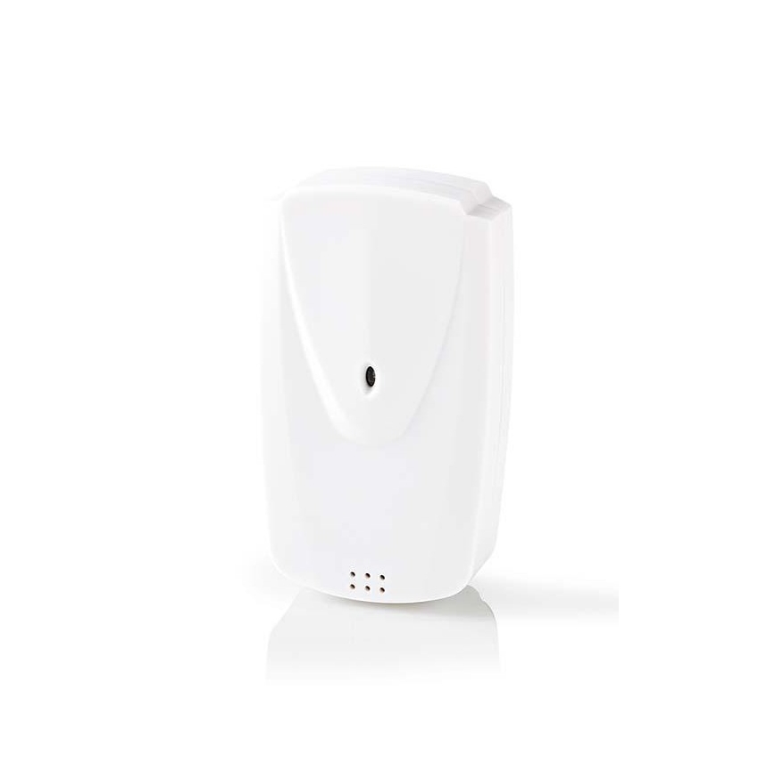 Nedis WEST402WT - Väderstation med färgglad LCD-skärm 230V vit