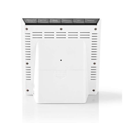 Väderstation med LCD-skärm i färg 230V/3xAAA + 2xAA svart
