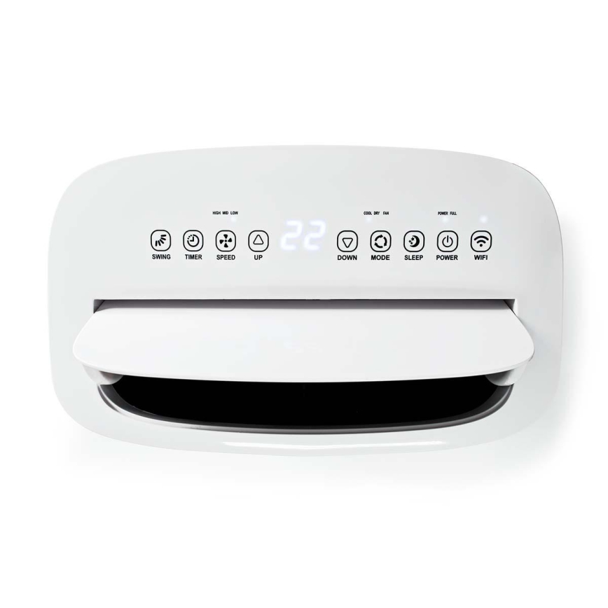 Smart mobil luftkonditionering 3i1 med kompletta tillbehör 1800W/230V 16000 BTU Wi-Fi + fjärrkontroll