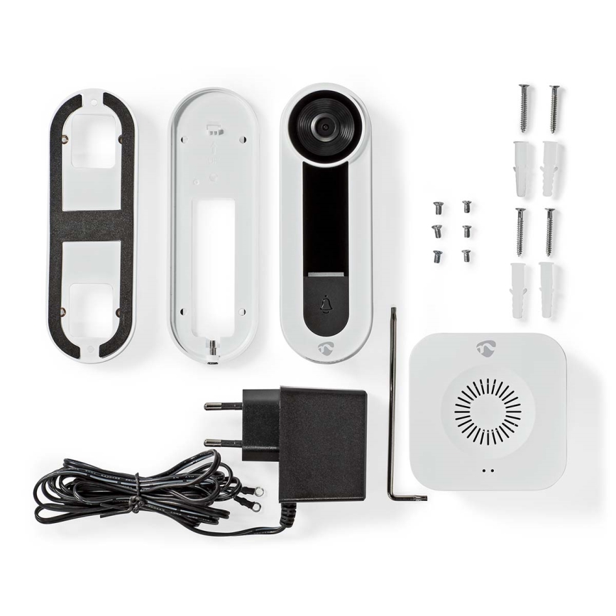 Trådlös videodörrklocka med sensor Full HD 1536p Wi-Fi IP65
