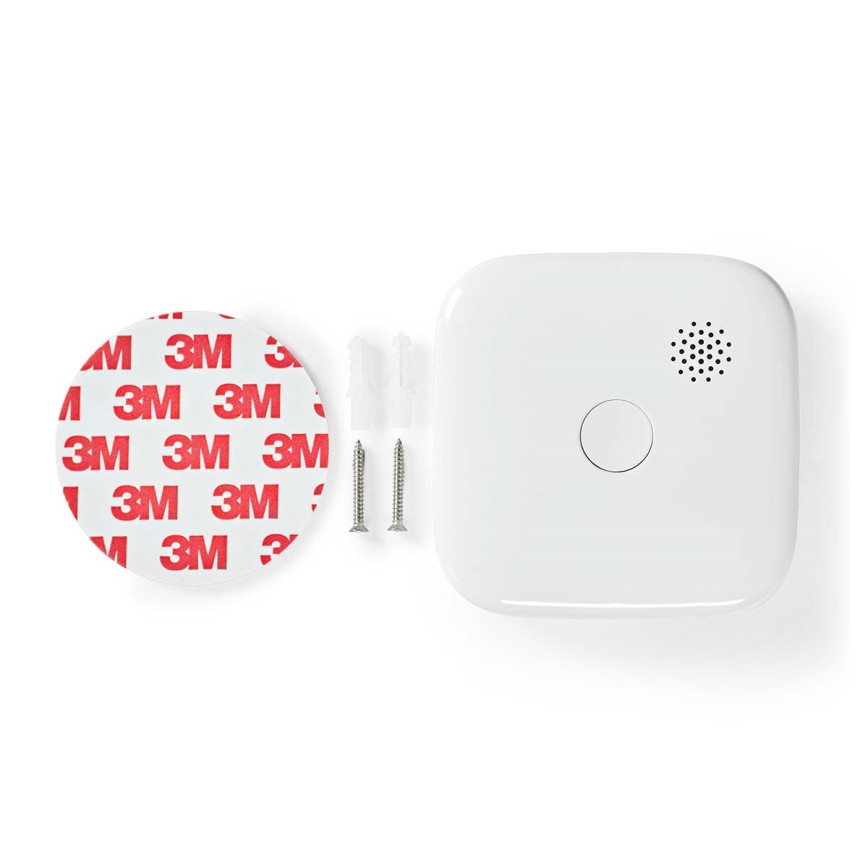 SmartLife rökdetektor 3V/1xCR123A Wi-Fi Tuya