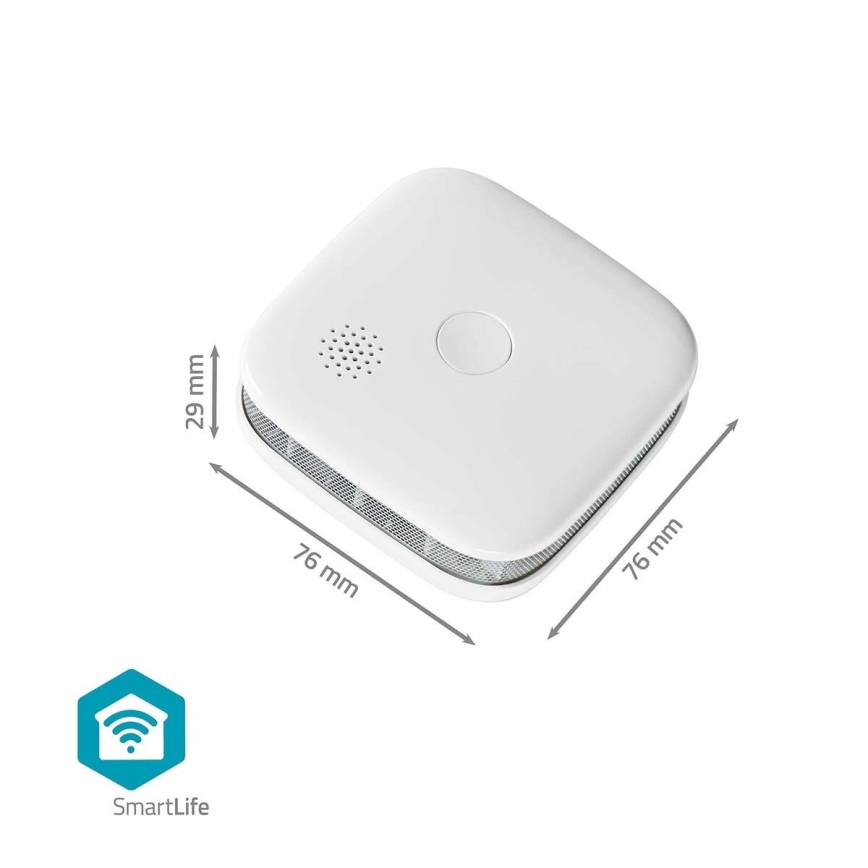 KIT 3x Rökdetektor SmartLife 3V/1xCR123A Wi-Fi Tuya