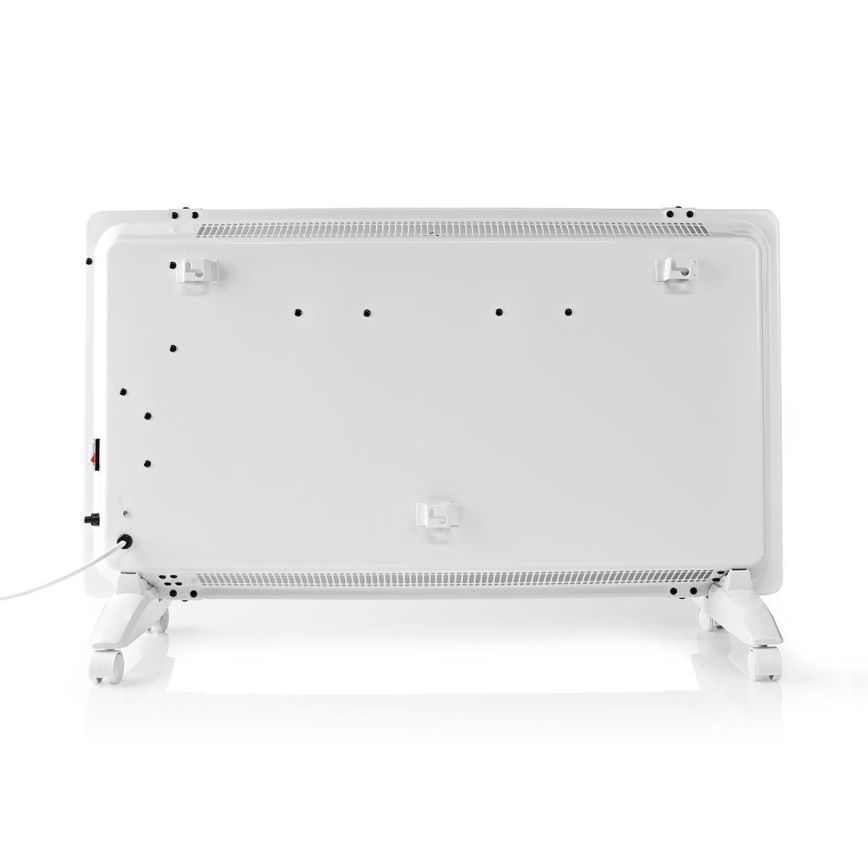 Elektrisk direktvärmare/konvektor 2000 W/230 V, Wi‑Fi, IP24, med termostat
