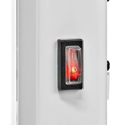 Elektrisk direktvärmare/konvektor 2000 W/230 V, Wi‑Fi, IP24, med termostat