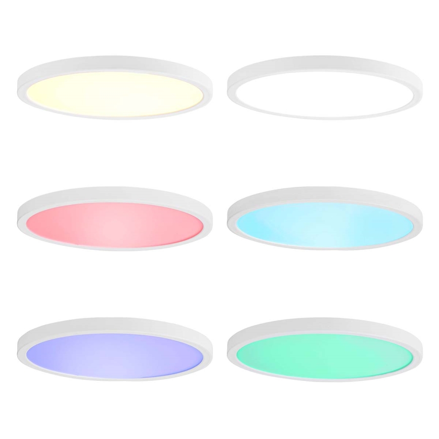 RGBW Dimbar taklampa SmartLife LED/18W/230V 2700-6500K Wi-Fi Tuya