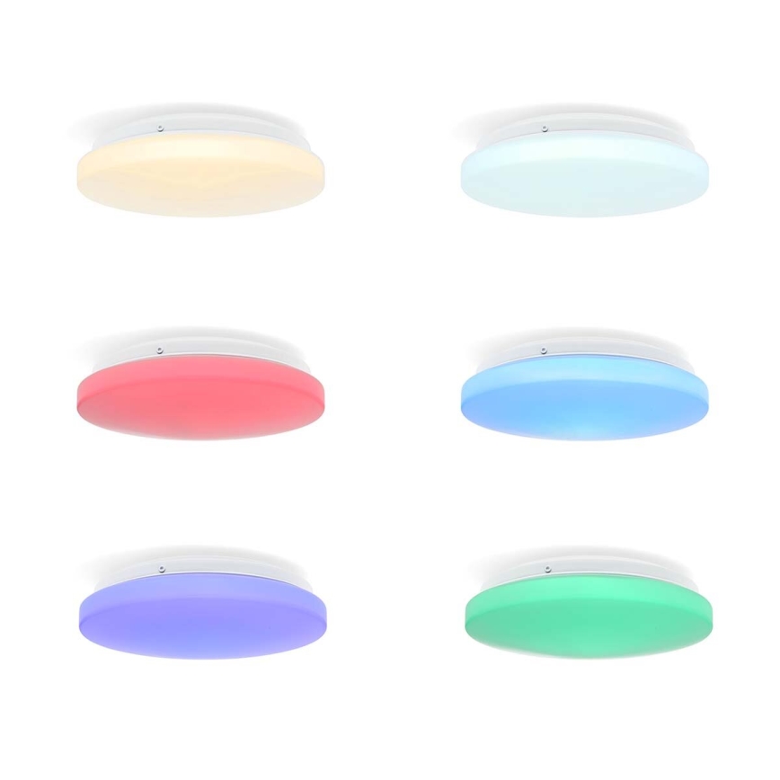 LED RGBW Ljusreglerad vägglampa för badrum SmartLife LED/18W/230V 2700-6500K IP44 Wi-Fi Tuya