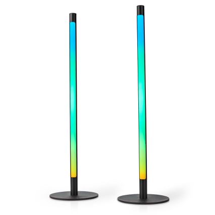 KIT 2x LED RGBIC Ljusreglerad bordslampa SmartLife LED/36W/230V 55 cm 2700-6500K Wi-Fi Tuya + fjärrkontroll