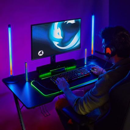 SET 2x LED RGBIC Dimbara bordslampor SmartLife LED/36W/230V 55 cm 2700-6500K Wi-Fi Tuya + fjärrkontroll