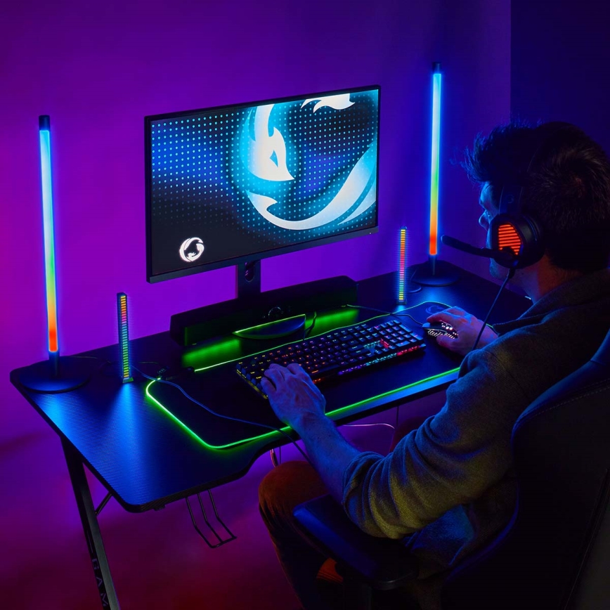 SET 2x LED RGBIC Dimbara bordslampor SmartLife LED/36W/230V 55 cm 2700-6500K Wi-Fi Tuya + fjärrkontroll