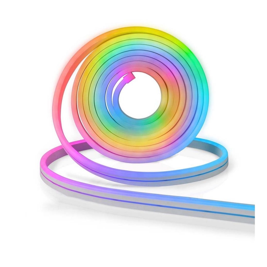Nedis WIFILN51CRGB-LED RGB Dimbar ljusslinga SmartLife 6m 32W/230V Wi-Fi IP65+ RC