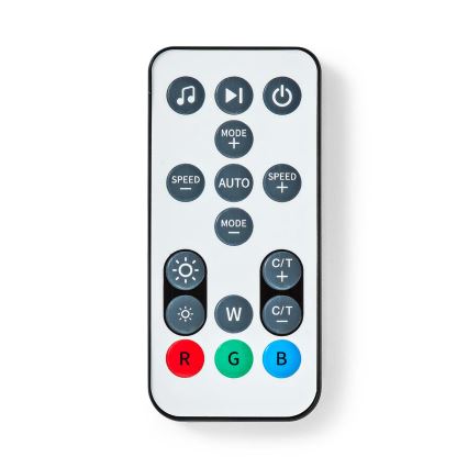 Nedis WIFILN51CRGB-LED RGB Dimbar ljusslinga SmartLife 6m 32W/230V Wi-Fi IP65+ RC
