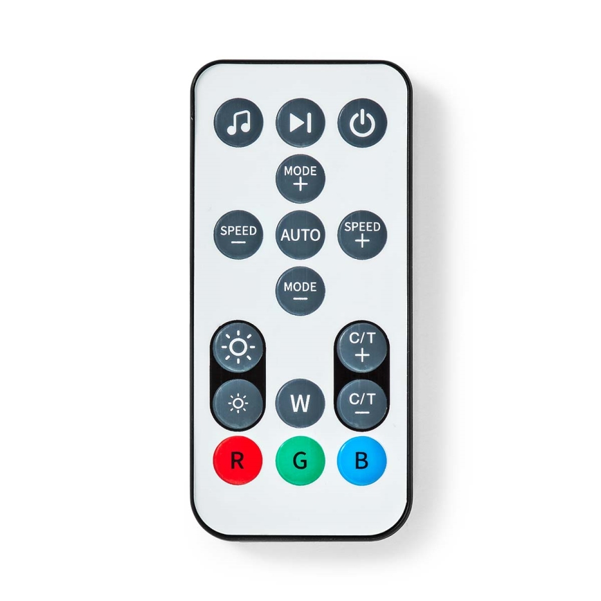 Nedis WIFILN51CRGB-LED RGB Dimbar ljusslinga SmartLife 6m 32W/230V Wi-Fi IP65+ RC