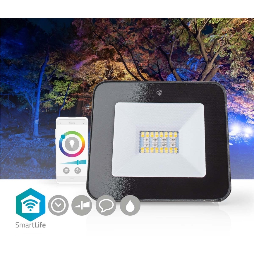 LED RGBW Ljusreglerad strålkastare SmartLife LED/20W/230V Wi-Fi IP65 2700-6500K