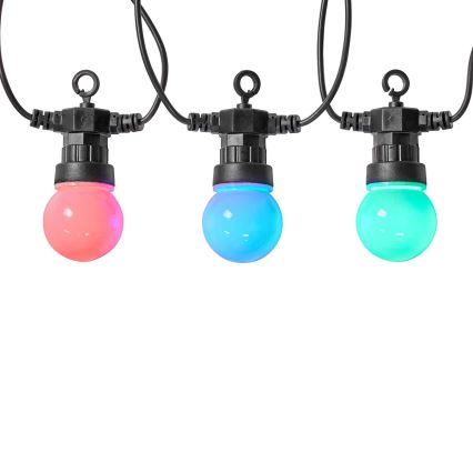 LED RGB Utomhus Dekorativ slinga  20xLED/8 funktioner 13m IP65 Wi-Fi Tuya