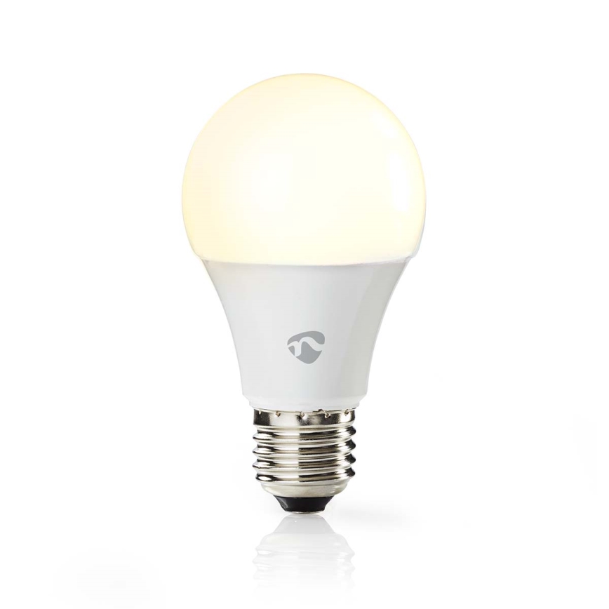 Nedis WIFILRC20E27 - SET 2xLED RGBW Dimbar glödlampa E27/9W Wi-Fi 2700-6500K