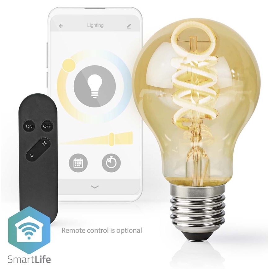 LED Dimbar glödlampa A60 E27/4,9W/230V Wi-Fi 1800-6500K