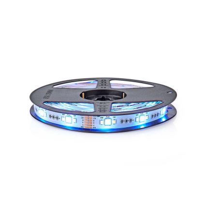 Nedis WIFILS50CRGBW - LED RGB Smart Wi-Fi ljusslinga LED/15W/230V 2700 - 6500K 5 m