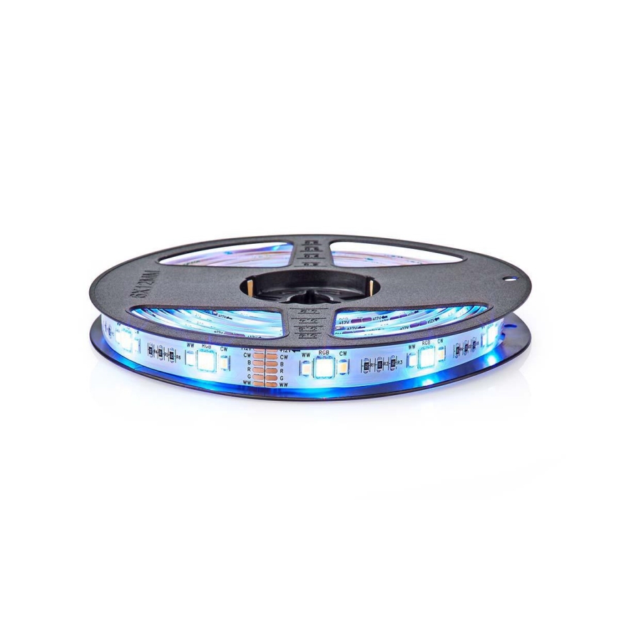 Nedis WIFILS50CRGBW - LED RGB Smart Wi-Fi ljusslinga LED/15W/230V 2700 - 6500K 5 m