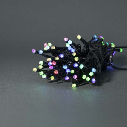 Nedis WIFILX01C42-LED RGB Utomhusslinga 42xLED/8 funktioner 8m IP65 Wi-Fi Tuya