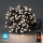 Nedis WIFILX01W200-LED Julslinga 200xLED/8 funktioner 25m IP65 Wi-Fi Tuya varm