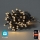 Nedis WIFILX01W50 - LED Julslinga 50xLED/8 funktioner 10m IP65 Wi-Fi Tuya varm